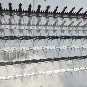 358 Anti-Climb Prison Fence With Wall Spikes & Razor Wire for Airport Security thumbnail-4