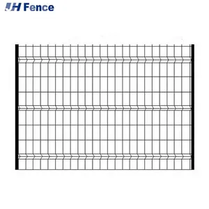 Waterproof Factory Manufacturer 3D Welded Wire Mesh Fence Panel thumbnail-5