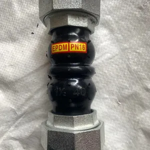 Screw Threaded Coupling Union Type Flexible Rubber Joint Flexible Expansion Joint thumbnail-4
