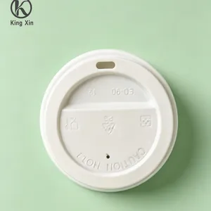 Disposable Plastic Drink Lids With Anti-Splash Design and Vented Options thumbnail-1