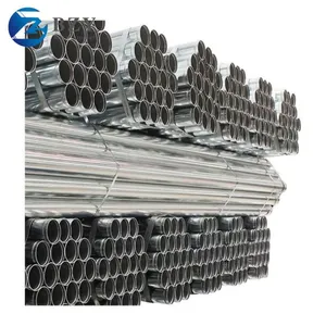 Galvanized Steel Pipe Zinc Coated Surface/ Gi Pipe / Galvanized Hollow Section thumbnail-3