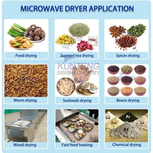 Industrial Pistachio Macadamia Nut Microwave Dryer Black Soldier Fly Microwave Drying Equipment EPC thumbnail-5