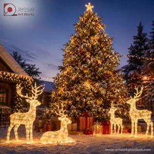 Giant Artificial Christmas Tree for Outdoor Holiday Installation thumbnail-2