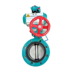Manufacturer's Direct Sales of High-quality Pneumatic Flange Butterfly Valves thumbnail-1