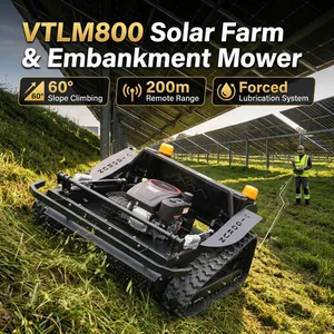Vigorun Tech Remote Control Slope Lawn Mower Automatic Grass Cutter Cordless Mower for Hillside and Rough Terrain thumbnail-1