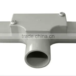 PVC Pipe Conduit Fittings Inspection Tee thumbnail-1
