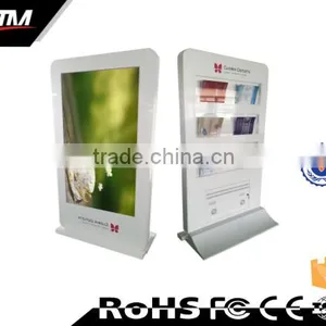 Floor Stand Lcd Video Screen Display Touch pc Kiosk for Shopping Mall thumbnail-1