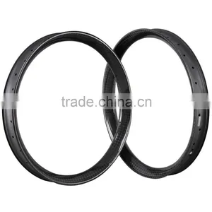 Full Carbon 65mm Tubeless Rims Clincher Fat Bike Rim Bicycle Rims thumbnail-1