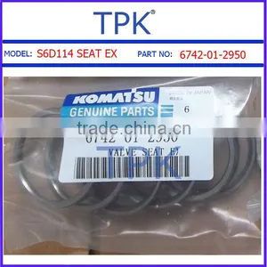 Komatsu S6D114 SA6D114 SAA6D114 S6D114-1 SA6D114-1 VALVE SEAT 6742-01-2950, 1307586H1 thumbnail-1