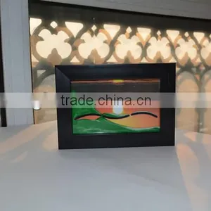 Colourful Flowing Sand Art Pictures/Frame Soothing Sand thumbnail-2