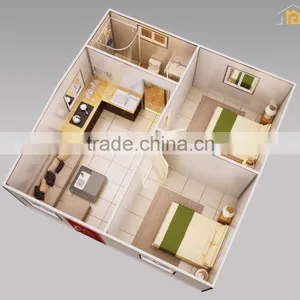 New Simple Cheap Ready Made House Vacation House Prefabricated House China Manufactured thumbnail-2