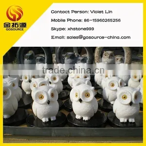 WHITE OWL GARDEN ORNAMENTS thumbnail-1