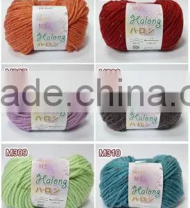 3/5NM 52% ACRYLIC 10% ALPACA 20% WOOL 15% NYLON 3% NEP BLENDED YARN, DYED YAN , HAND KNITTING YARN, NEP YARN thumbnail-4