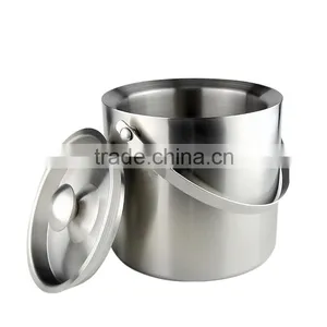 Elegant High Quality Stailess Steel Ice Bucket Champagne Bucket Wine Bucket thumbnail-2
