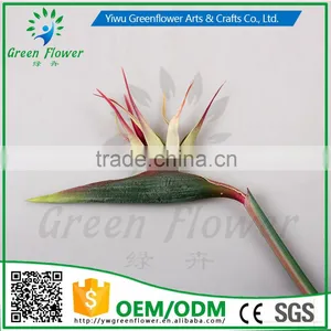 Greenflower 2016 Real Touch PU Latex Artificial Flowers Strelitzia Reginae for Gift Weddings Decorations thumbnail-1