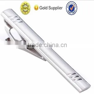 Trade Wholesale Promotional Cheap High Quality Custom Silver Metal Tie Clip Quality Choice thumbnail-6