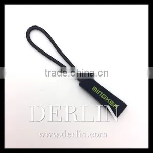 PVC TPU Cord Drawstring String Black Green Rubber Puller for Zipper Pull thumbnail-1