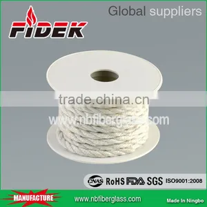 White Ceramic Fiber Twisted Rope thumbnail-1
