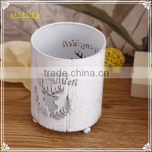 Antique Colorful Metal Votive Candle Holder Round Candle Cup thumbnail-4