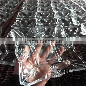 Unique Beautiful Flower Shape Glass Soap Dish for Bathroom Glass Dish Maker thumbnail-2