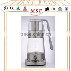 Cordless Keep Warming Function Double Tea Iran Tea Kettle Set With Digital Base thumbnail-1