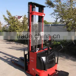 1.5T Electric Pallet Fork Lift Stacker for Sale thumbnail-2