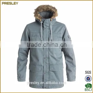 2016 China Manufacturers Custom High Quality Fashion Men Winter Overhead Coat Outdoor Jacket thumbnail-5