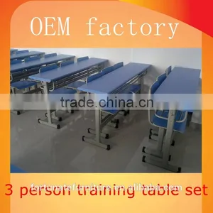 Simple Design 3 Person Training Table and Chair thumbnail-1