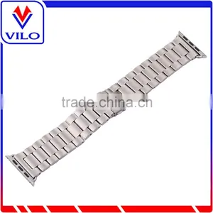 Stainless Steel Metal Wristband HOCO Stainless Steel Watch Strap Classic Buckle Adapter Watch Band for Apple Watch thumbnail-1