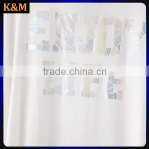 Ladies Custom Print t Shirt Casual Bat Wings Sleeves t Shirt thumbnail-5