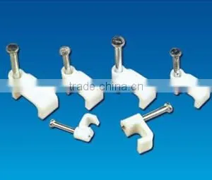 White Flat Nail Wire Clip 14mm Packaging as Customer Requested thumbnail-1