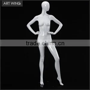 High Gloss Full Body Skiing Sexy Pose Female Mannequin Supplier's Choice thumbnail-1
