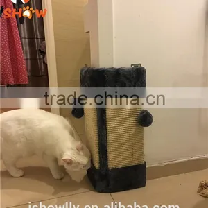 2016 New Cat Scratch Board Wall Sisal Scratch Board Stuff Ball Cat Toy thumbnail-2