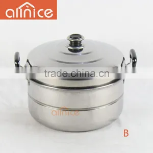 American-style High Pot With Steel Cover One Layer Steamer With Free Steamer Rack thumbnail-4