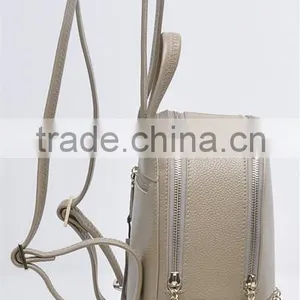 2016 Fashion Genuine Leather Backpack for Ladies thumbnail-5