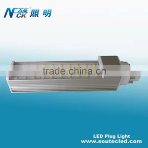 Shenzhen Led Factory Soutec DC12V Horizontal G24 9w SMD Plug LED Light Replace 20w Cfl Light thumbnail-1