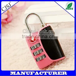 New Design Tsa Lock/ 3 Digital Combination Padlock/ Luggage Lock TSA-12068 thumbnail-1