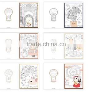 Fashion Wholesale Secret Garden Series Jetoy Cat Coloring Books for Adult thumbnail-2