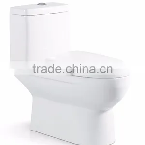 Dennis 2086 White Color One Piece Vitreous China Toilets thumbnail-5