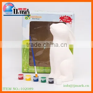 FENCY TOYS CHILDREN DIY PAINT CERAMIC RABBIT thumbnail-1