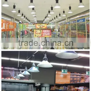 Black Aluminum Industrial 100w High Bay LED Fixture for Supermarket and Retail thumbnail-6