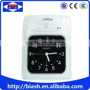 Analogue Time Card Punch Time Record Attendance Machine Price thumbnail-1