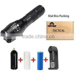 2000 Lumen Handheld Flashlight LED XML T6 Water Resistant Camping Torch Adjustable Focus Zoom Tactical Flashlight Quality Choice Mo thumbnail-6
