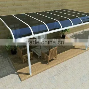 Polycarbonate Simple Awning for Garden Shed thumbnail-1