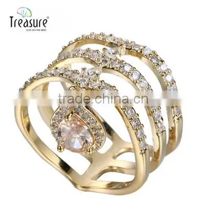 2016 New Products Finger Ring Jewelry Fashion Gold Ring Designs Wholesale Jewelry thumbnail-4