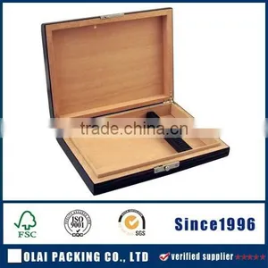 Luxury Lightweight Cigar Wood Box for Sale thumbnail-2