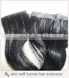 Silky Skin Weft Remy Hair 100% Human Hair Exetension thumbnail-1