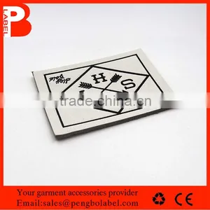 Hot Sale Jeans pu Leather Labels for Jackets thumbnail-4