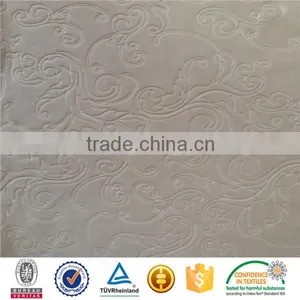 Flower Design Solid 3D Embossed Velvet Fabric thumbnail-1
