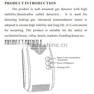 China Gas Detector Home Security System Leak Detection Device With Cheap Prce thumbnail-3